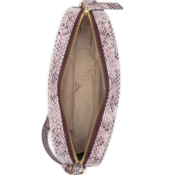 ⭐HOST PICK⭐ Small Dianne Snake Embossed Crossbody Bag in Pink - Picture 5 of 5